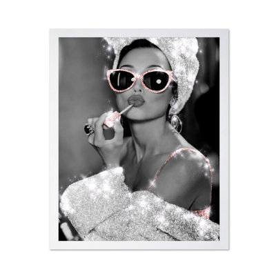 Audrey Hepburn in Glitter Sunglasses