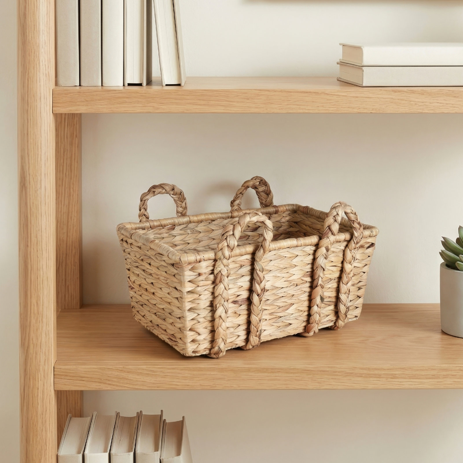 Garfield Wicker Basket With Handles 1