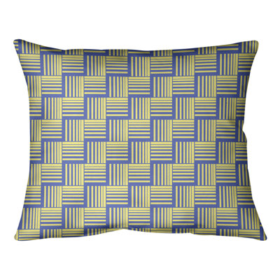 Coussin lombaire à rayures classiques Baskettressées