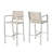 29.50" Patio Seating Assortments, Silver Rust-, Grey Mesh  2 Garden Combos, Rust,
