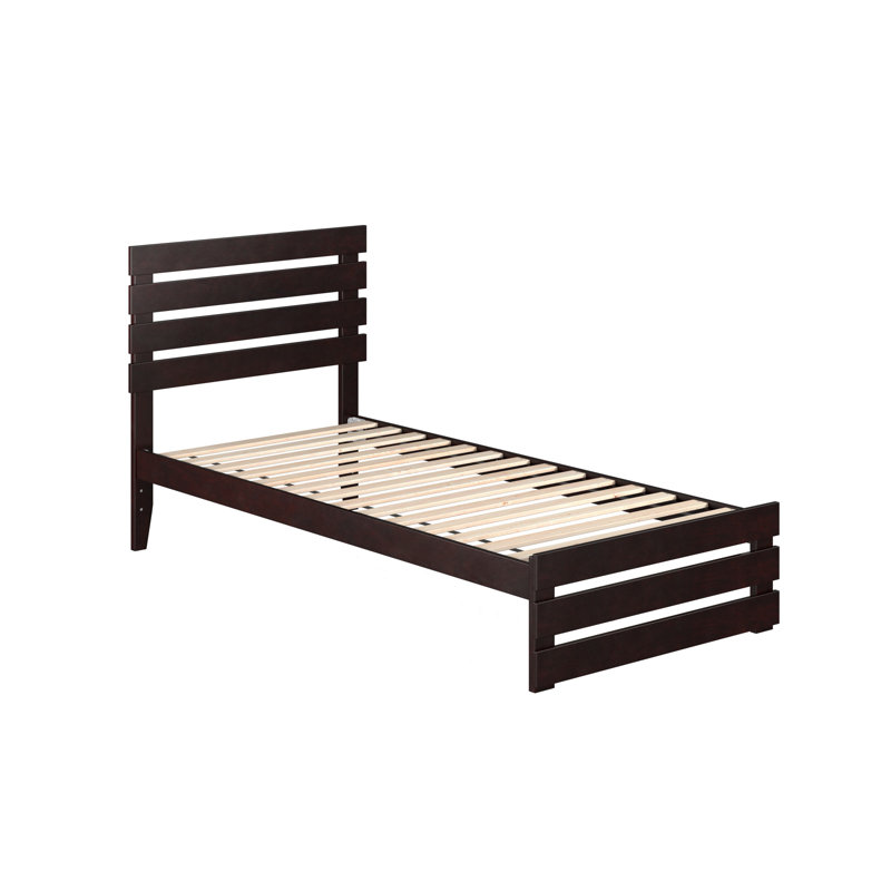 Jaqson Slat Bed, Extra-long Twin, Espresso