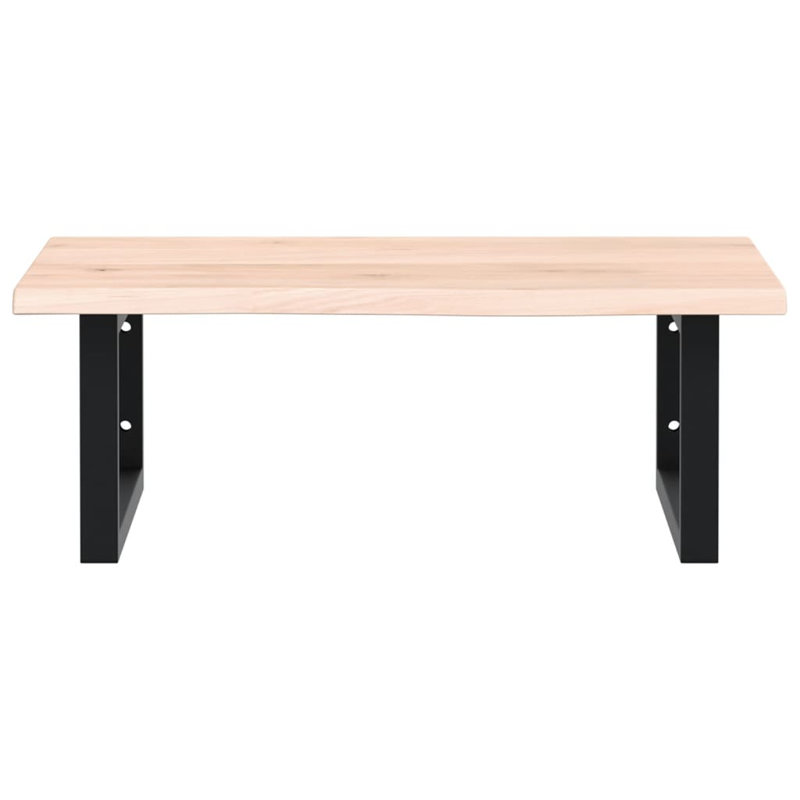 Bracket Shelf, 2cm H x 60cm W x 50cm D, Brown/Black