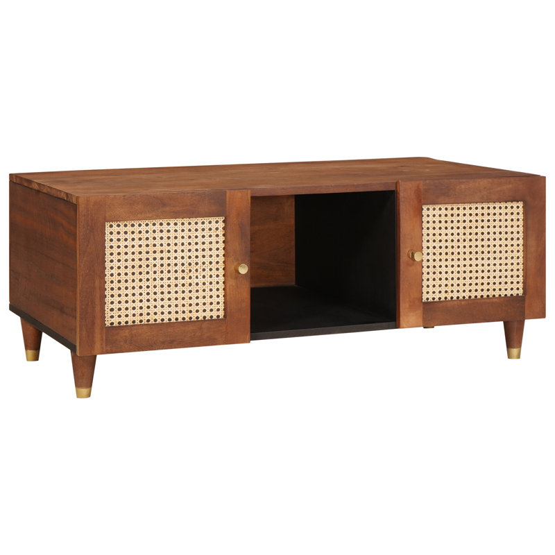 Solid Wood Coffee Table with Storage