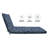 Meridian Outdoor Chaise Lounge Cushion – Weather-Resistant, Reversible, Plush Comfort-347652940