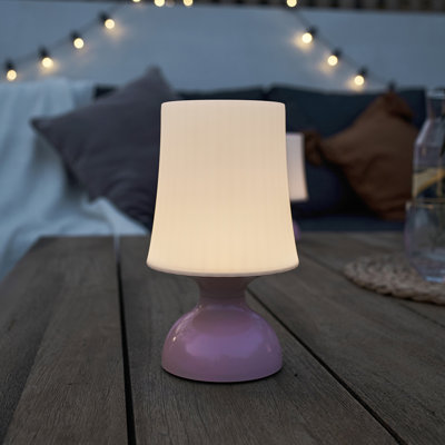 Haglund 20.6cm Battery Powered Integrated LED Outdoor Table Lamp