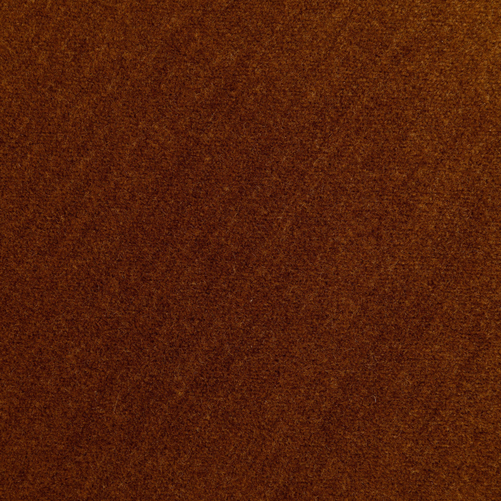 Caraway Upholstered Ottoman, Monte Tobacco Mohair Velvet