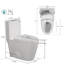 Toilette allongée une pièce à double chasse 1,1 / 1,6 Gpf dans le siège inclus-102993151