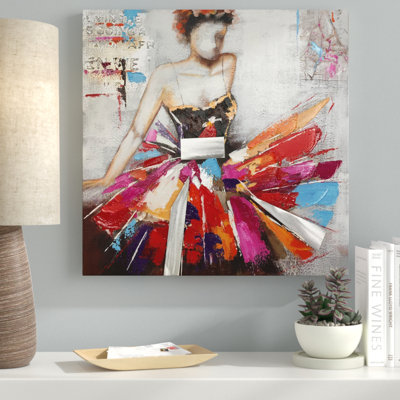 " Her Vividness " Painting Print