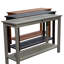 Console Eucalyptus, gris argenté