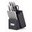 Crosshatch 14Pc Cutlery Block Set W/ Sharpener