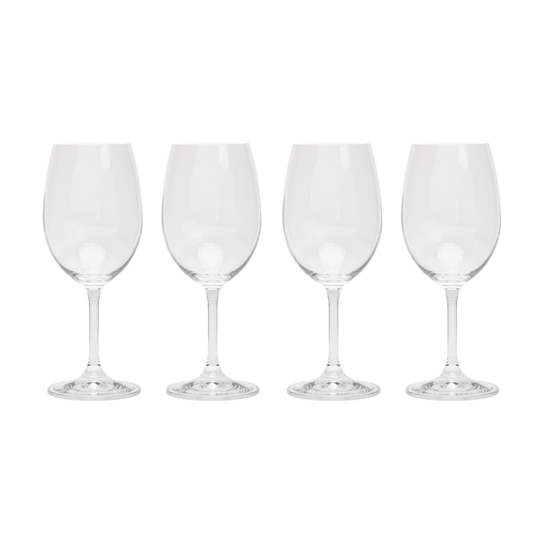 Menasha 12.5oz. Crystal Red Wine Glass Set (Set of 4) Charlton Home®