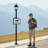 Outdoor Lamp Post With Cross Arm, Split Street Light Pole, Outdoor Lamp Post For Driveway, Pathways, Front Yard-1967881484