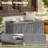 90 Gallon Outdoor Lockable Resin Deck Box For Patio Furniture-111666754