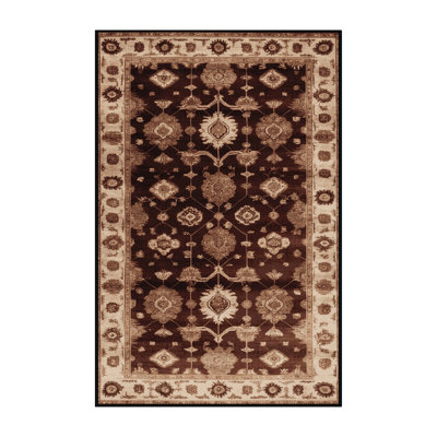 Tapis noir surteint lavable à la machine