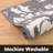 Floral Non-slip Washable Kitchen Mat (Set of 3）-1676666985