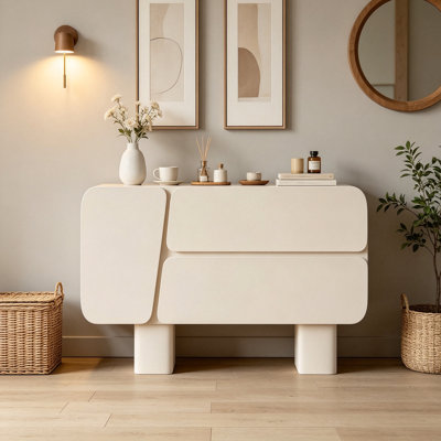 Modern creative solid-color sideboard