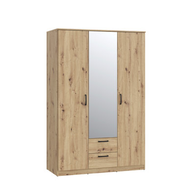 Reka 3 Door Manufactured Wood Wardrobe