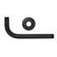 Presion Range Shower Arm 210mm Long - Chrome-90753643