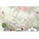 Papier peint amovible à motif de feuilles de chrysanthème rétro