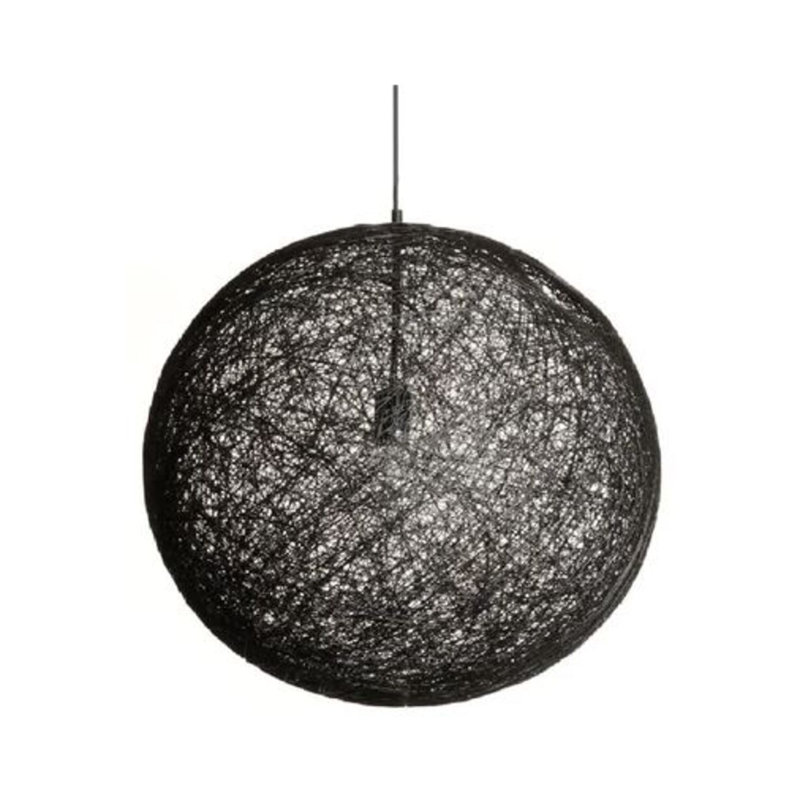 Bellini Globe Pendant, Black, 59" H x 23.5" W x 23.5" D
