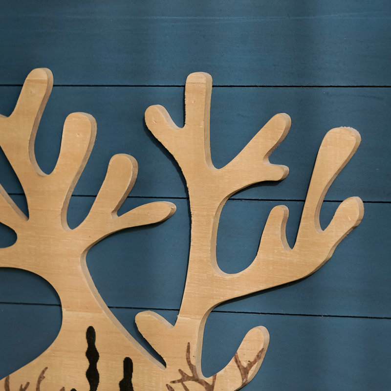 Décoration murale en bois de corail rustique faite à la main