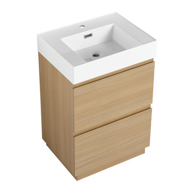 Meuble-lavabo encastrable 24 po avec lavabo simple 24 po