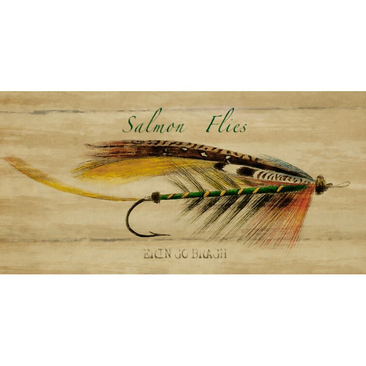 Salmon Fly Fishing - Salmon Flies Art Poster for Sale by