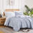Winter Brush Microfiber Reversible Traditional Quilt Set-1436369003-1436368993
