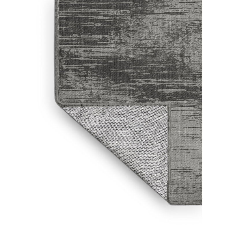 Tapis gris lavable à la machine, Square 5'