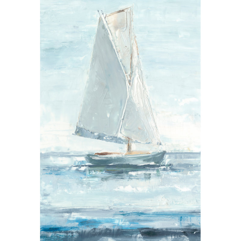 "Sailor Delight I", peinture sur toile, H 36 po x l 24 po, Oui, Reproduction avec cadre noyer