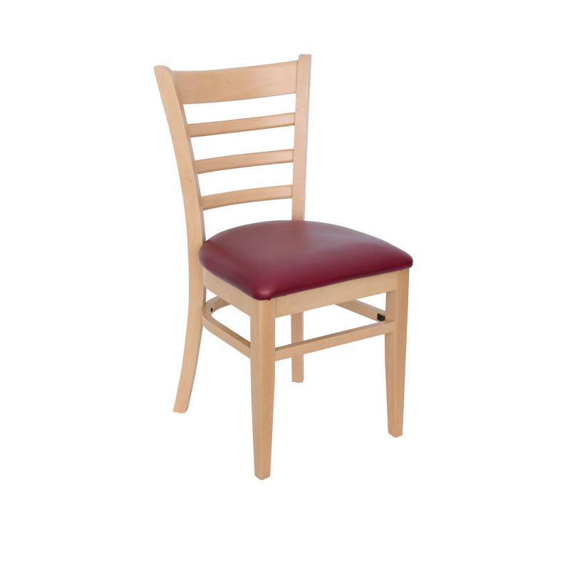 Chaise de salle à manger Berkeley, Beige, Rouge foncé