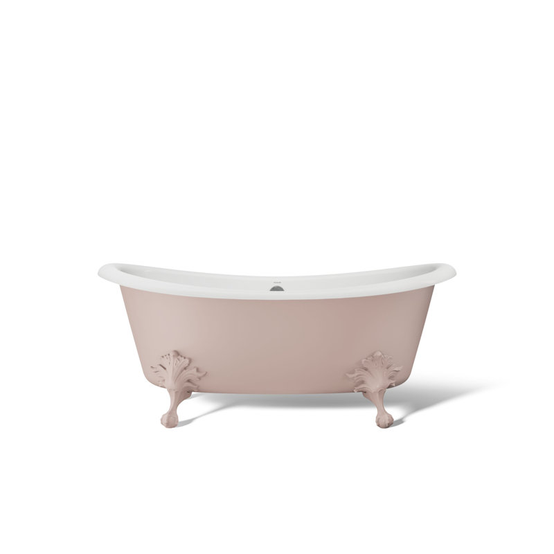 Artifacts 66-1/8 In. X 32-1/2 In. Freestanding Bath, 150th Peach Blow