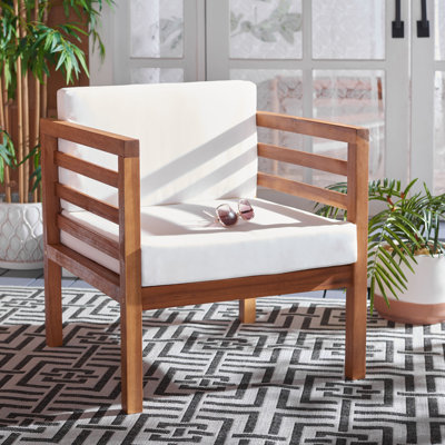 Chaise de patio avec coussins Kinnell