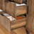 Modern 6 Drawer Dresser, 63-Inch Wood Chest Of Drawers, Curved Anti-Collision Design, Mid-Century Storage Cabinet,Fluted Double,Natural Texture, For Bedroom, Living Room, TV Stand, Nursery-1315602900