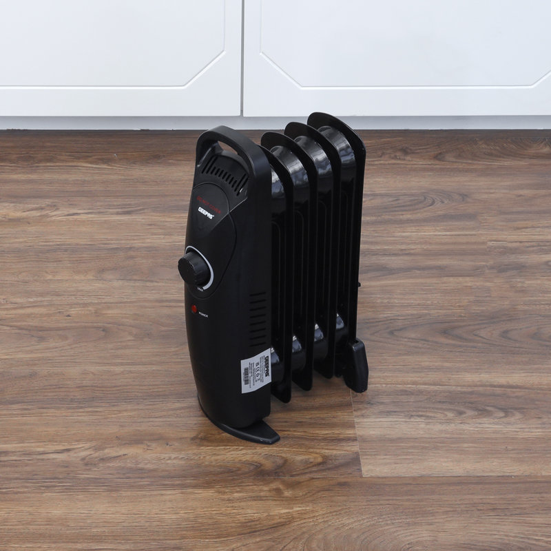 GEEPAS Oil Filled Radiator Heater | Portable Electric Heater 3 Heat Settings | Adjustable Thermostat Safety Cut-off Overheat Protection Energy Efficient Heating | 2 Year Warranty