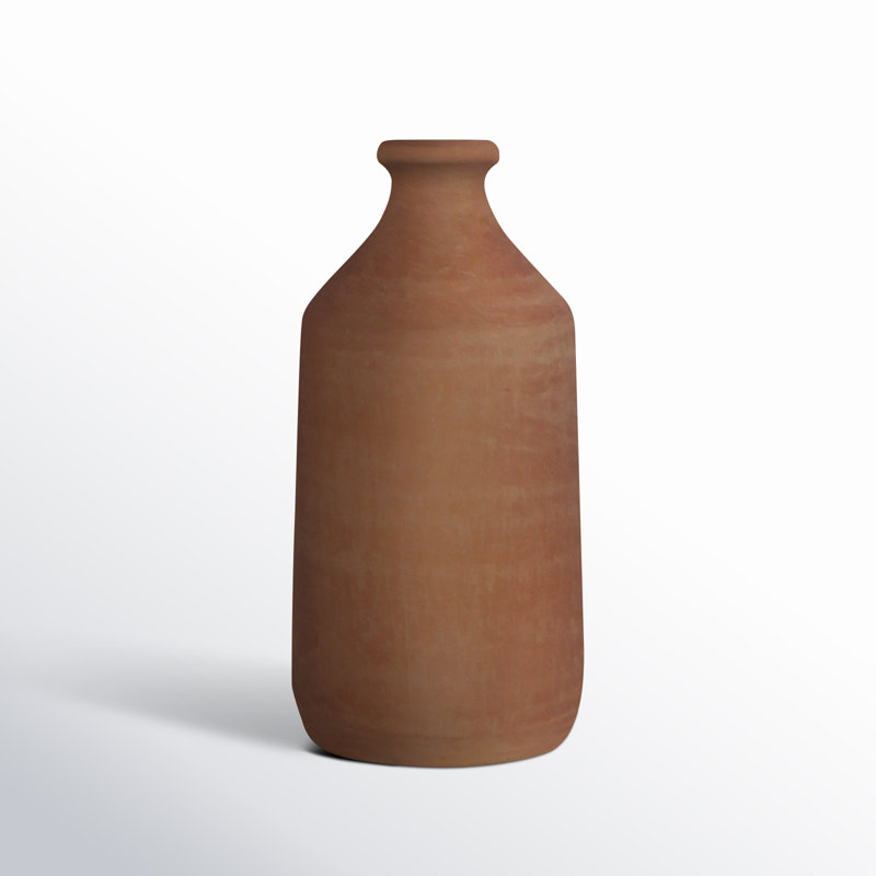 Persell 7.28'' Terracotta Table Vase