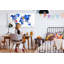 Cosmos World Map Magnetic Wall Mounted Dry Erase Board
