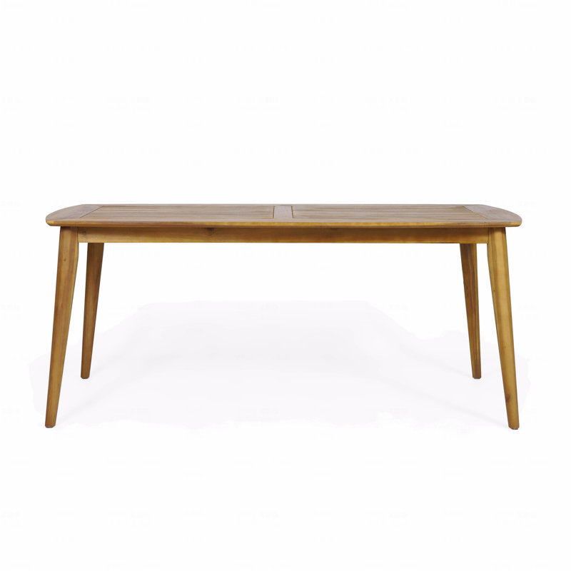 Outdoor Acacia Wood Frame Patio Dining Table
