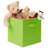 10.5" L x 10.5" W x 11" H Collapsible Fabric Cube Storage Bins-85952092
