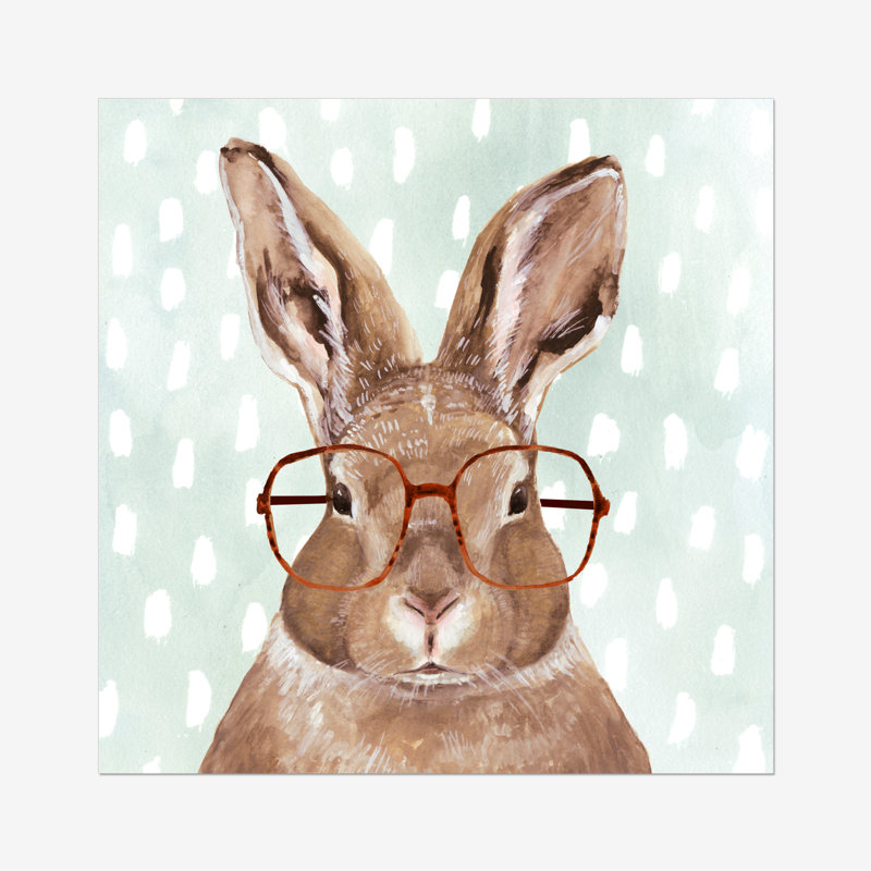 Four-eyed Forester III 1 Piece Painting, 30cm H x 30cm W, Paper Print
