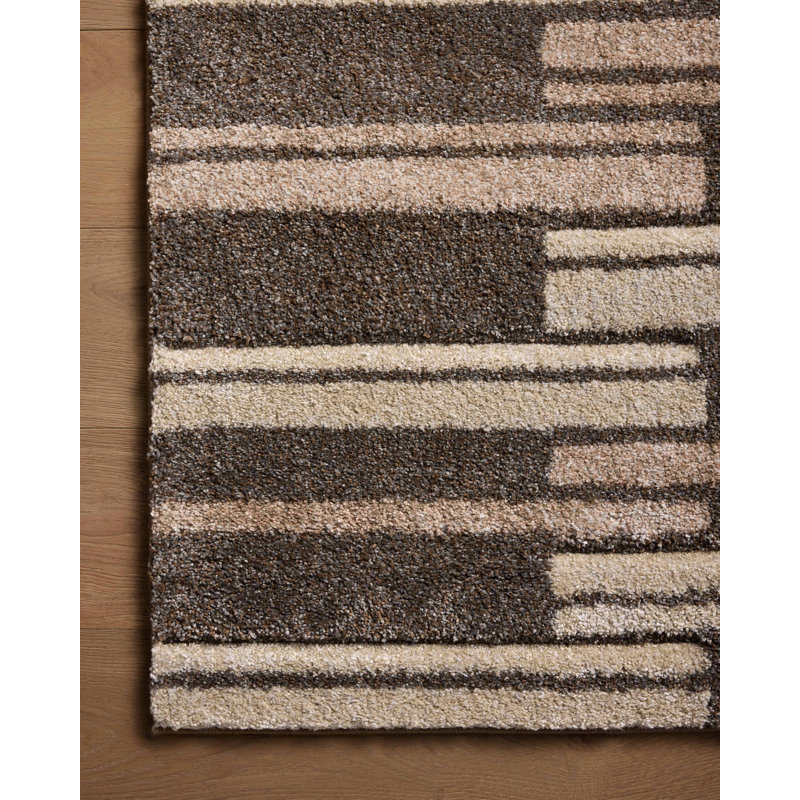 Tapis moka / champagne Manali, Rectangle 3 pi 7 po x 5 pi 7 po