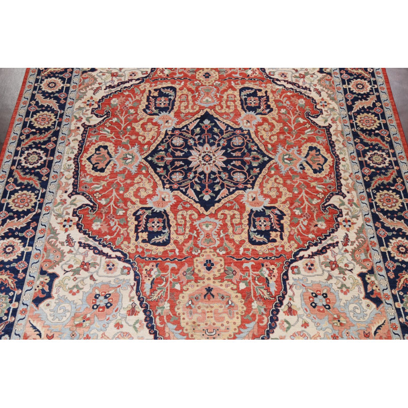 One-of-a-Kind 9'11" X 13'9" Wool Area Rug in Red