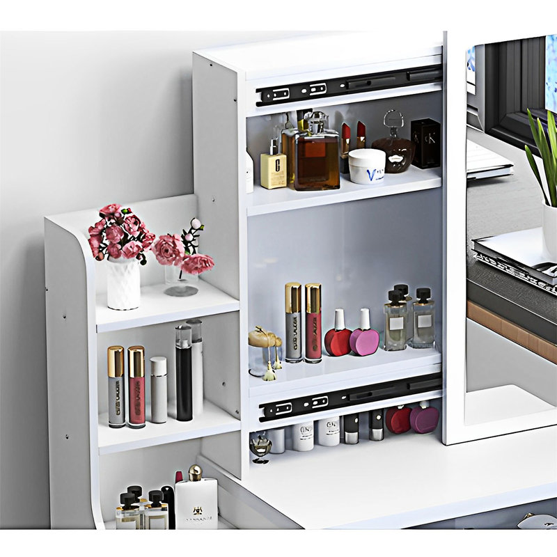 Vanity Table With Mirror And Lights
