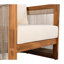 Chaise longue en bois d'acacia et corde tissée avec coussins d'yahah-1202957683