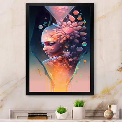 Portrait d'alien - reproduction sur toile