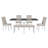 6-Piece Classic Dining Table Set-1062615475