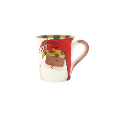 Old St. Nick Handmade Earthenware Coffee Mug