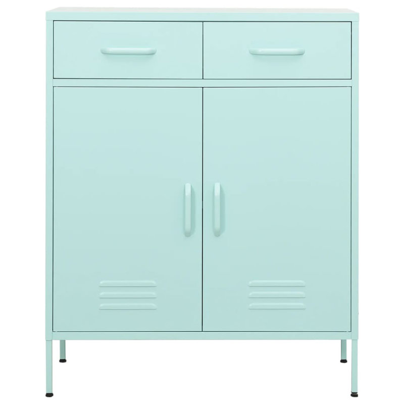 Steel Single Storage Cabinet ( 40'' H x 31.5'' W x 13.8'' D), Mint