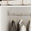 White Wardrobe For Compact Homes