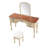 Modern Makeup Vanity Desk With Mirror And 5 Drawers
